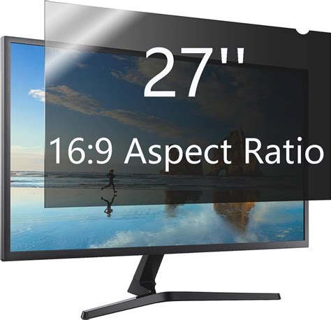 27 Inch Privacy Screen Filter for Widescreen Monitor (16:9 Aspect Ratio) - Please Measure Carefully!