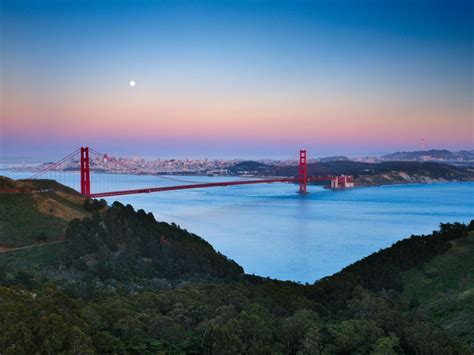 3D Rose San Francisco - Golden Gate Bridge - and Marin Headlands Soft Coasters, Multicolor