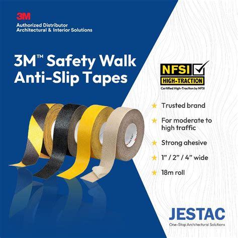 3M Safety-Walk Slip-Resistant General Purpose Tapes & Treads 610, Black, 6 in x 60 ft Roll