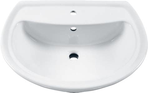 American Standard 0236001.020 Cadet Pedestal Lavatory Top with Single Faucet Hole, White