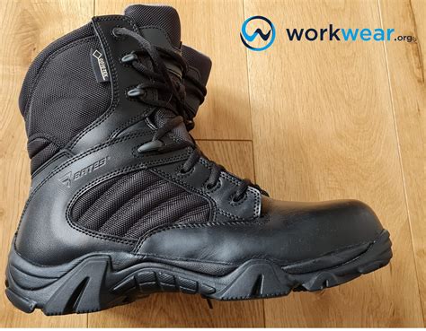 Weekly Top Bates Men's 8" Maneuver Waterproof Side Zip Fire and Safety Boot, Black, 13