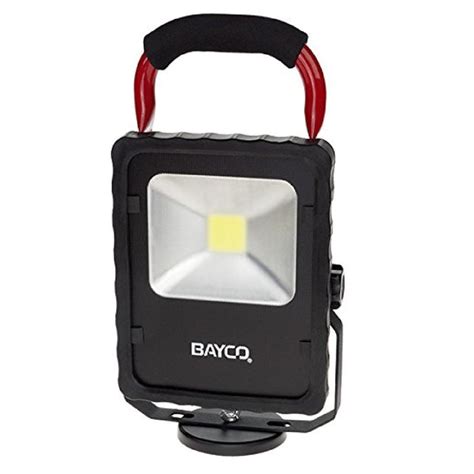 Bayco SL-1514 2,200 Lumen LED Single Fixture Work Light w/Magnetic Base, Red/Black