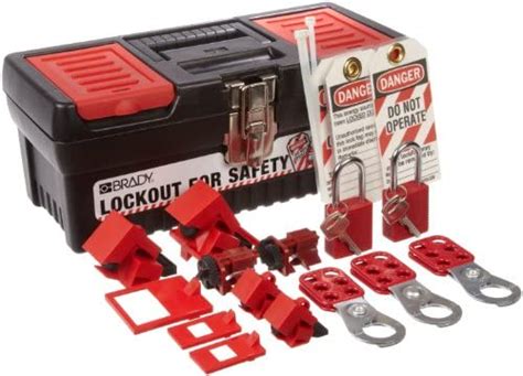 Buy 2 get 3 Brady Personal Breaker Lockout Toolbox Kit, Includes 3 Steel Padlocks
