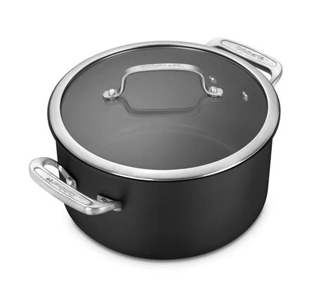 Cuisinart 6 Qt Stockpot w/cover DS Induction Dishwasher Safe Hard Anodized Non Stick
