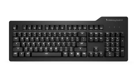 Product Deal Das Keyboard Prime 13 Backlit Wired Mechanical Keyboard, Cherry MX Brown Mechanical Switches, Clean White LED Backlit Keys, USB pass-through, Aluminum Top Panel (104 keys, Black)