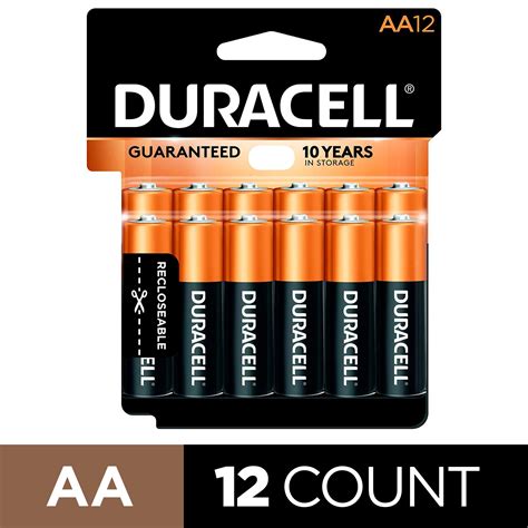 Duracell Quantum AA Alkaline Batteries - Long Lasting, All-Purpose Double A battery for Household and Business - 12 count