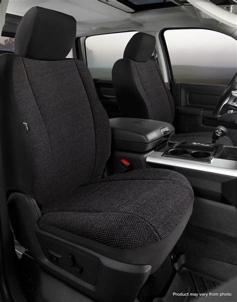 FIA TRS49-43 Black Custom Fit Front Seat Cover Bucket Seats - Saddle Blanket (Solid Black)