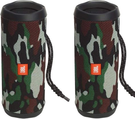 JBL Flip 4, Camouflage - Waterproof, Portable & Durable Bluetooth Speaker - Up to 12 Hours of Wireless Streaming - Includes Noise-Cancelling Speakerphone, Voice Assistant & JBL Connect+