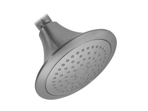 KOHLER K-10282-G Forte Single-Function Showerhead, Brushed Chrome