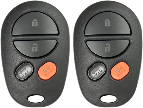Buy 1 get 1 🔥 Keyless2Go Replacement for New Keyless Entry Remote Car Key Fob 3 Button FCC GQ43VT20T (2 Pack)