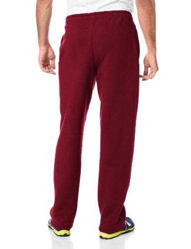 Russell Athletic Men's Dri-Power Fleece Open Bottom Sweatpants with Pockets, Cardinal, Small