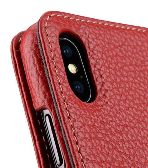 SLG iPhone Xs Max Leather Wallet Case, D5 Calf Skin Leather Diary Flip Cover Card Slot Holder with Gift Box, Handmade and Designed for Apple iPhone Xs Max (Baby Pink)