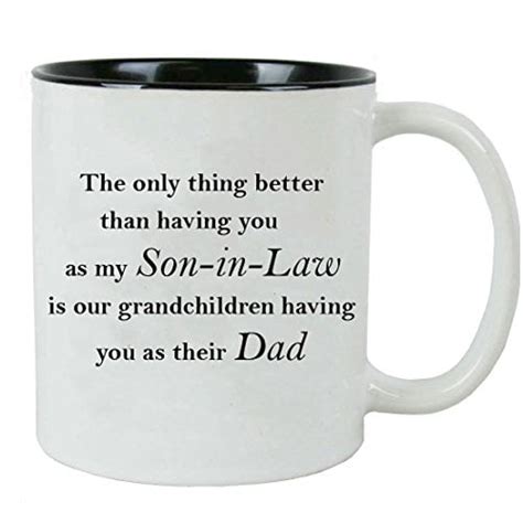 50% Off Discount The only thing better than having you as my Dad is my children having you as their Nonno - 11 Ounce White Sublimation Ceramic Coffee Mug, Black